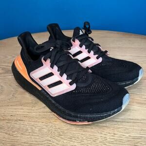 adidas Women’s UltraBoost Light ‘Black Beam Pink’ Running Shoe Athletic Size 7.5